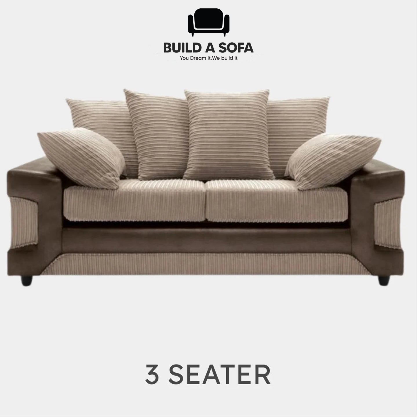 Dino Scatter Back Sofa Set