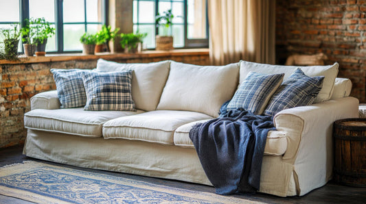 How to Dress a Sofa with Throws and Cushions?