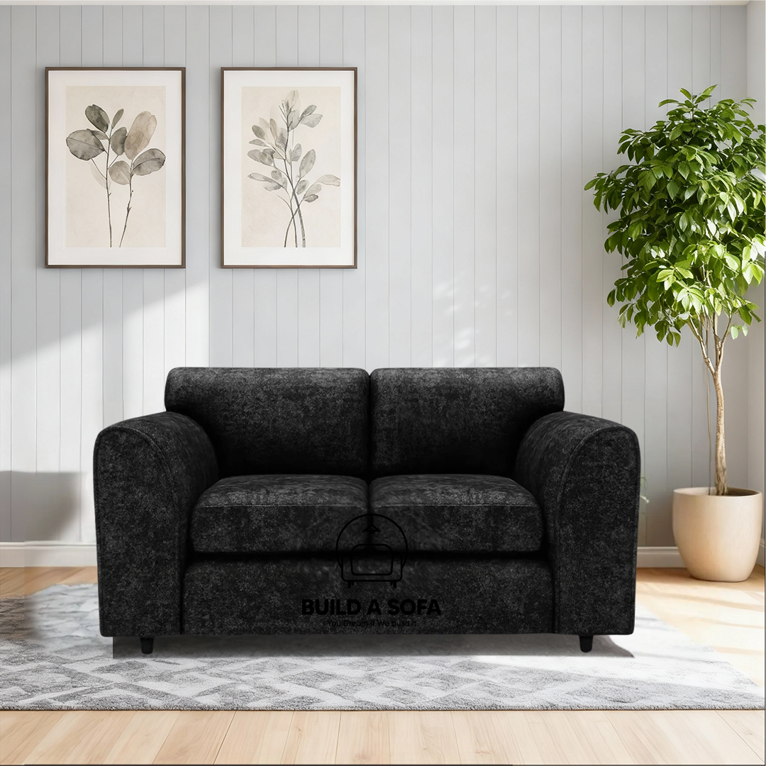 Alaska Fabric Full Back Sofa Set