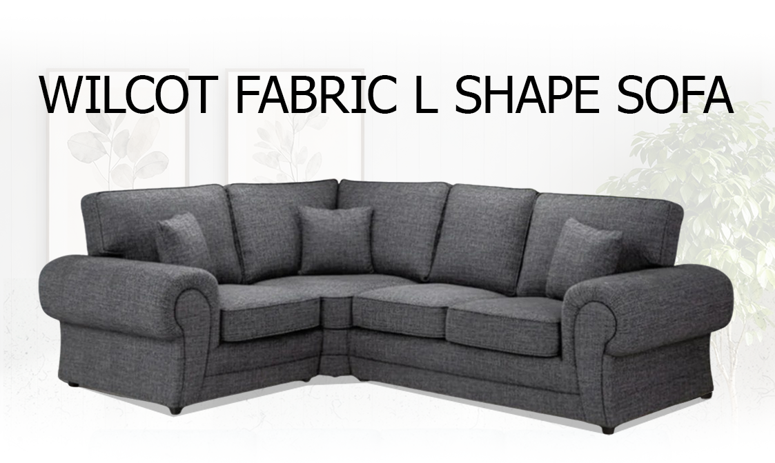 Wilcot Fabric L Shape Sofa extra image 1
