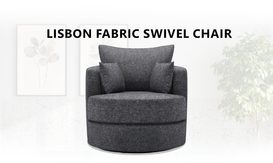 Lisbon Fabric Swivel Chair – Comfort extra image 1