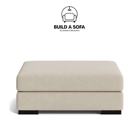 Plush Fabric Footstool