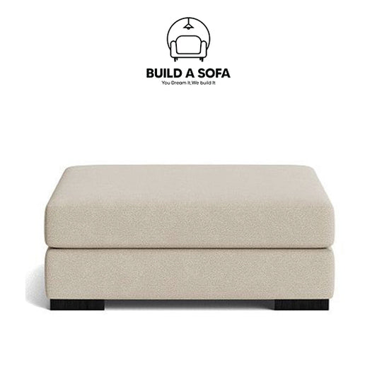 Plush Fabric Footstool