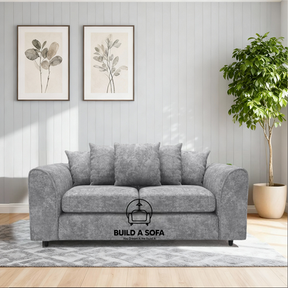 Alaska Fabric Scatter Back Sofa Set