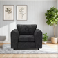 Alaska Fabric Full Back Sofa Set