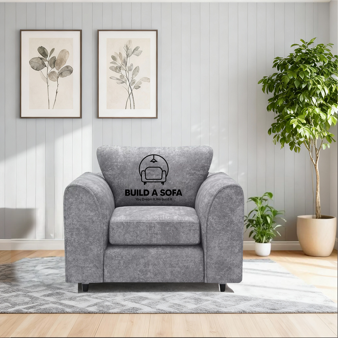 Alaska Fabric Scatter Back Sofa Set