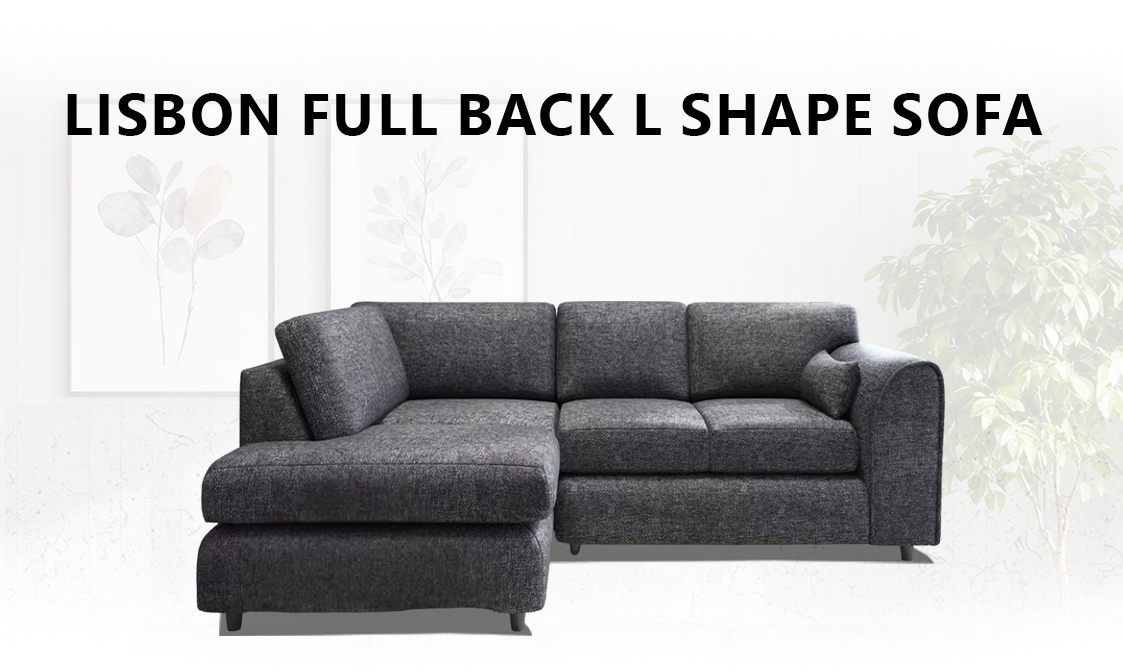Lisbon Full Back L Shape Sofa extra image 1
