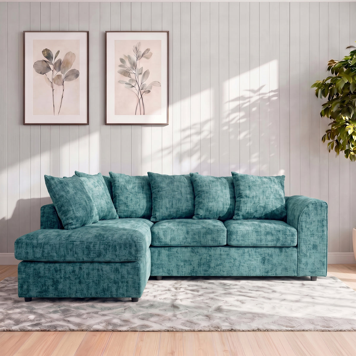Alaska Scatter Back L Shape Sofa