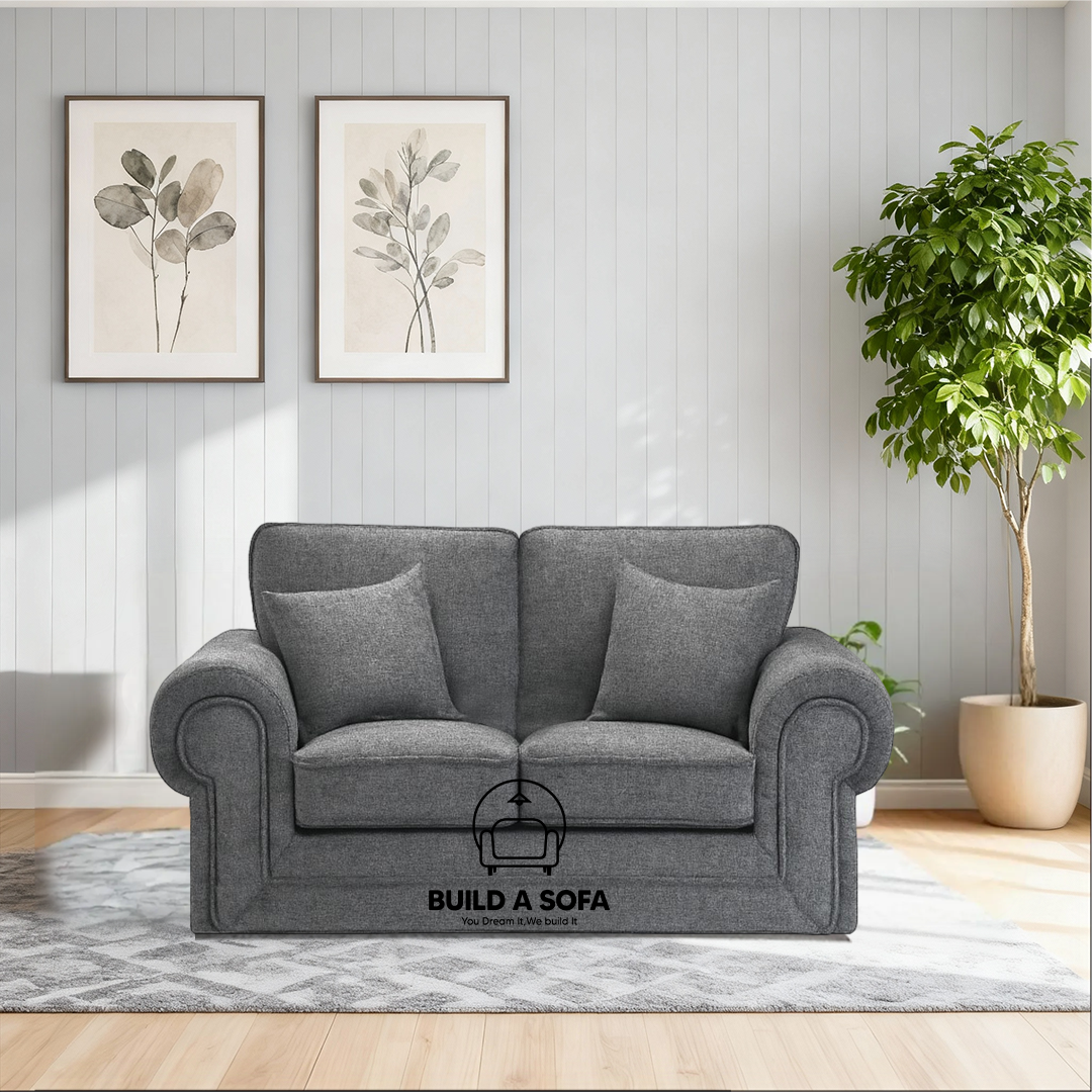 Wilcot Fabric Full Back Sofa Set