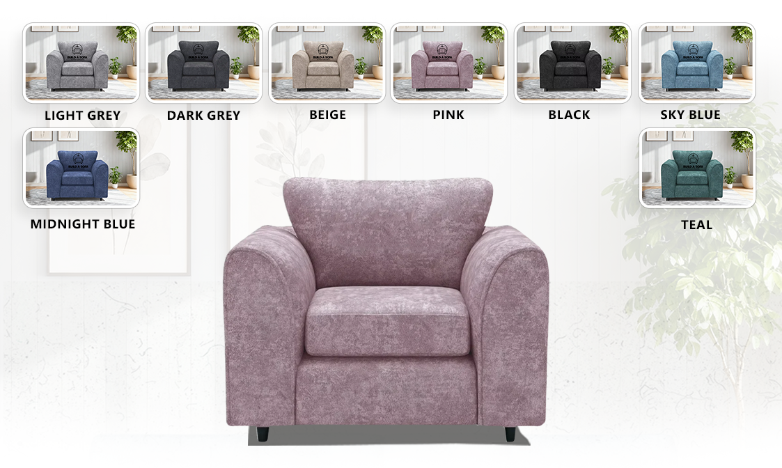 Alaska Fabric Scatter Back Sofa Set extra image 1