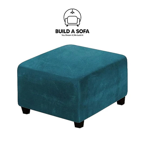 Alaska Fabric Footstool