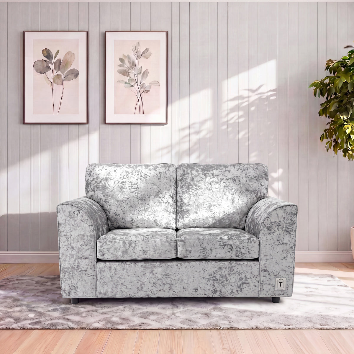 Alaska Fabric Full Back Sofa Set
