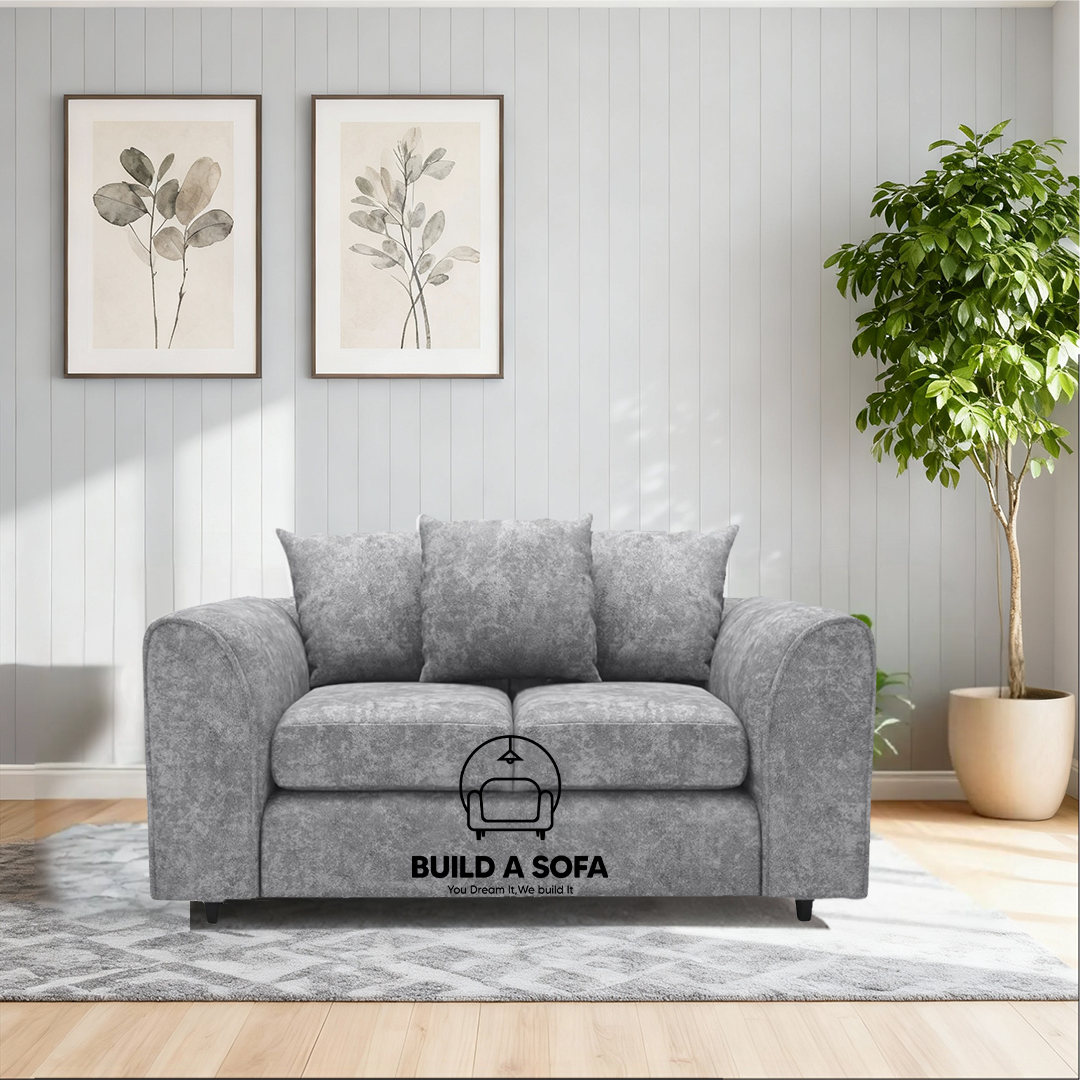 Alaska Fabric Scatter Back Sofa Set