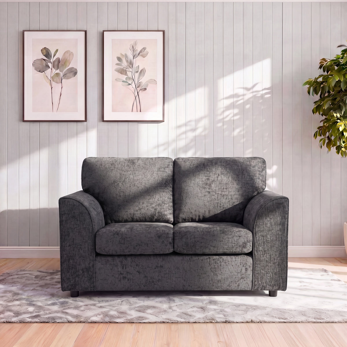 Alaska Fabric Full Back Sofa Set