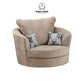 Verona Grey Swivel Chair – Classic Design