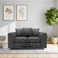 Alaska Fabric Scatter Back Sofa Set