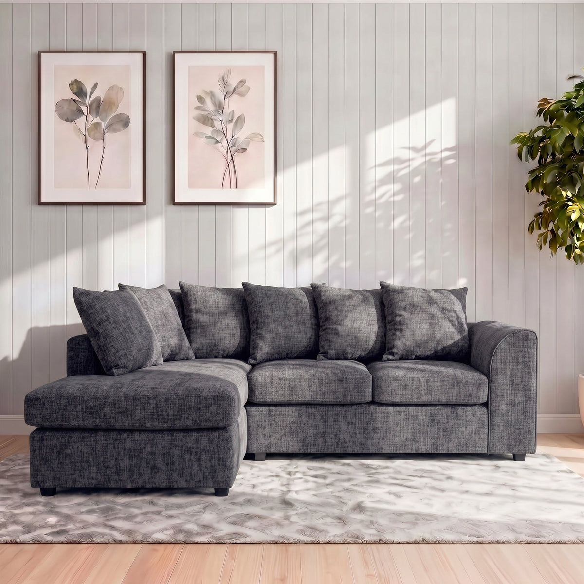 Alaska Scatter Back L Shape Sofa