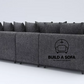 Lisbon Scatter Back XL L Shape Sofa