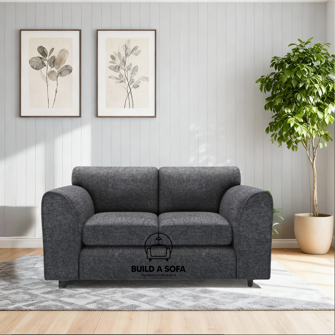 Lisbon Fabric Full Back Sofa Set