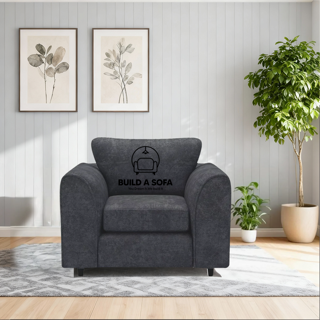 Alaska Fabric Scatter Back Sofa Set