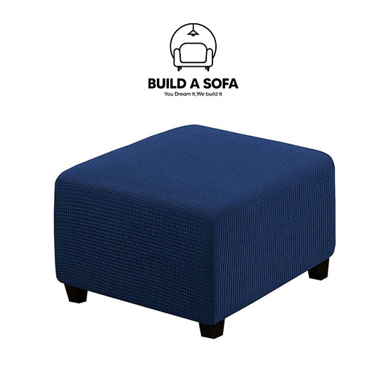 Alaska Fabric Footstool