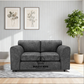 Alaska Fabric Full Back Sofa Set