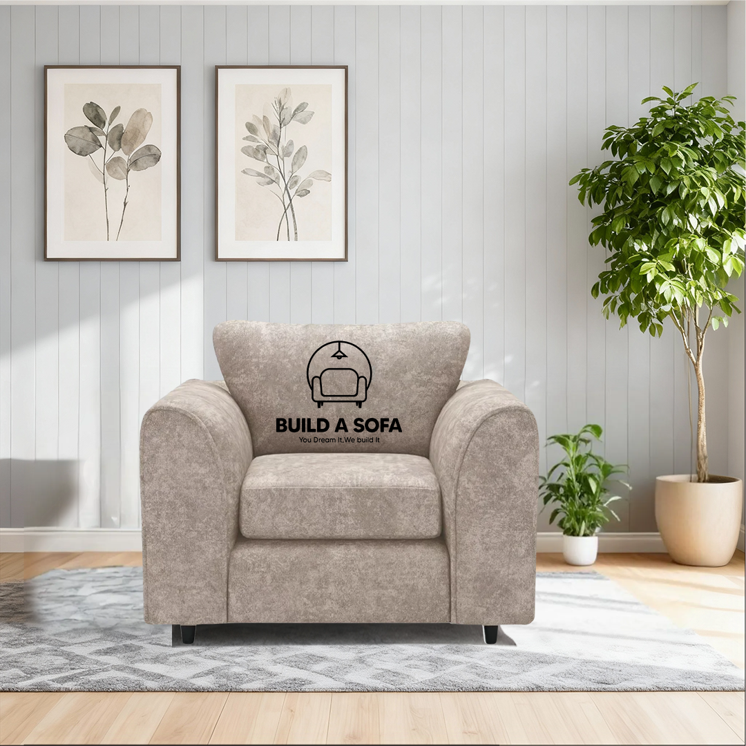 Alaska Fabric Scatter Back Sofa Set