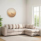 XL Jumbo Cord Fabric L Shape Scatter Back Sofa