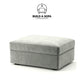Plush Fabric Footstool