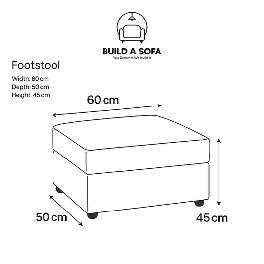 Verona Fabric Footstool