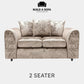 Crushed Velvet Scatter Back Sofa Set