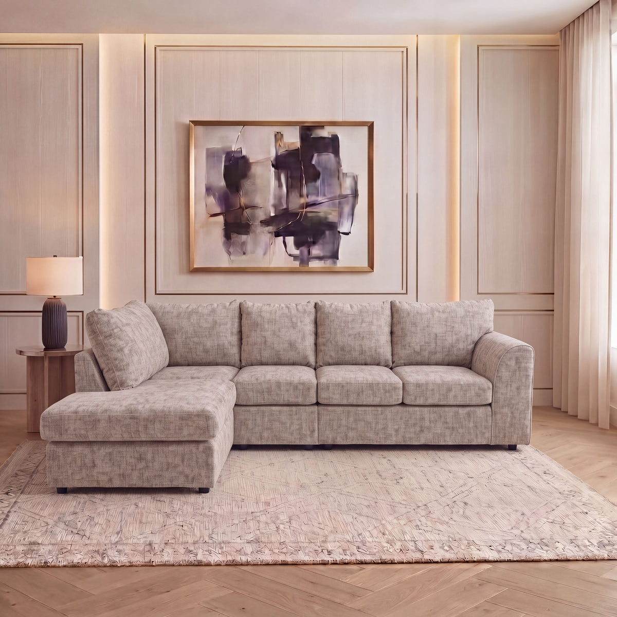 Alaska Full Back XL L Shape Sofa