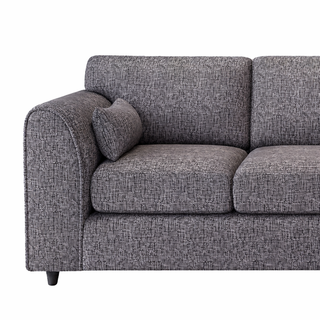 Lisbon Fabric 4 Seater Full Back Sofa