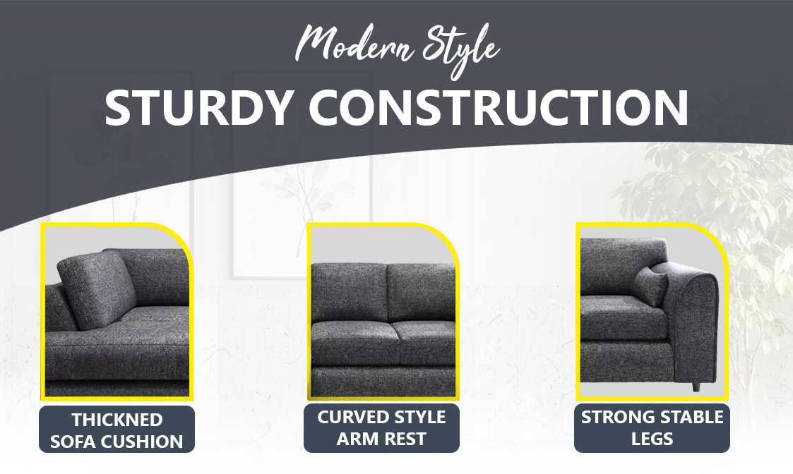 Lisbon Full Back L Shape Sofa extra image 3