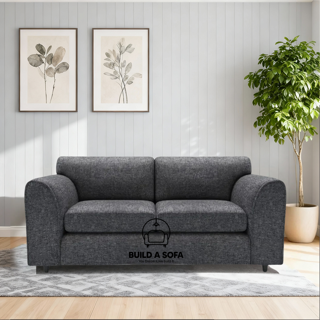 Lisbon Fabric Full Back Sofa Set