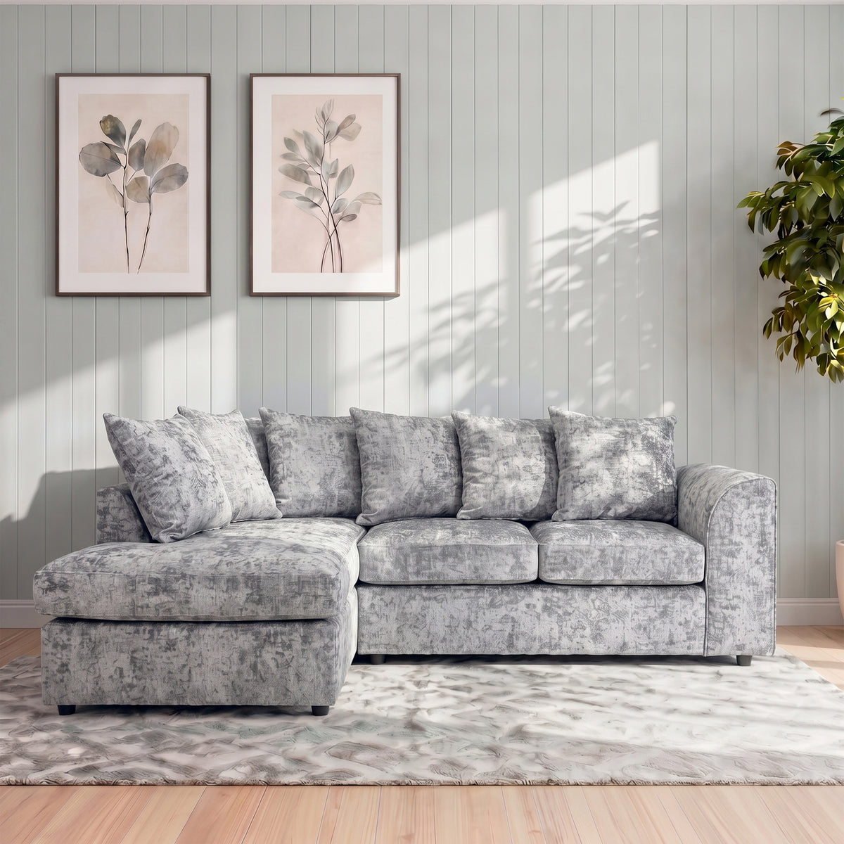 Alaska Scatter Back L Shape Sofa