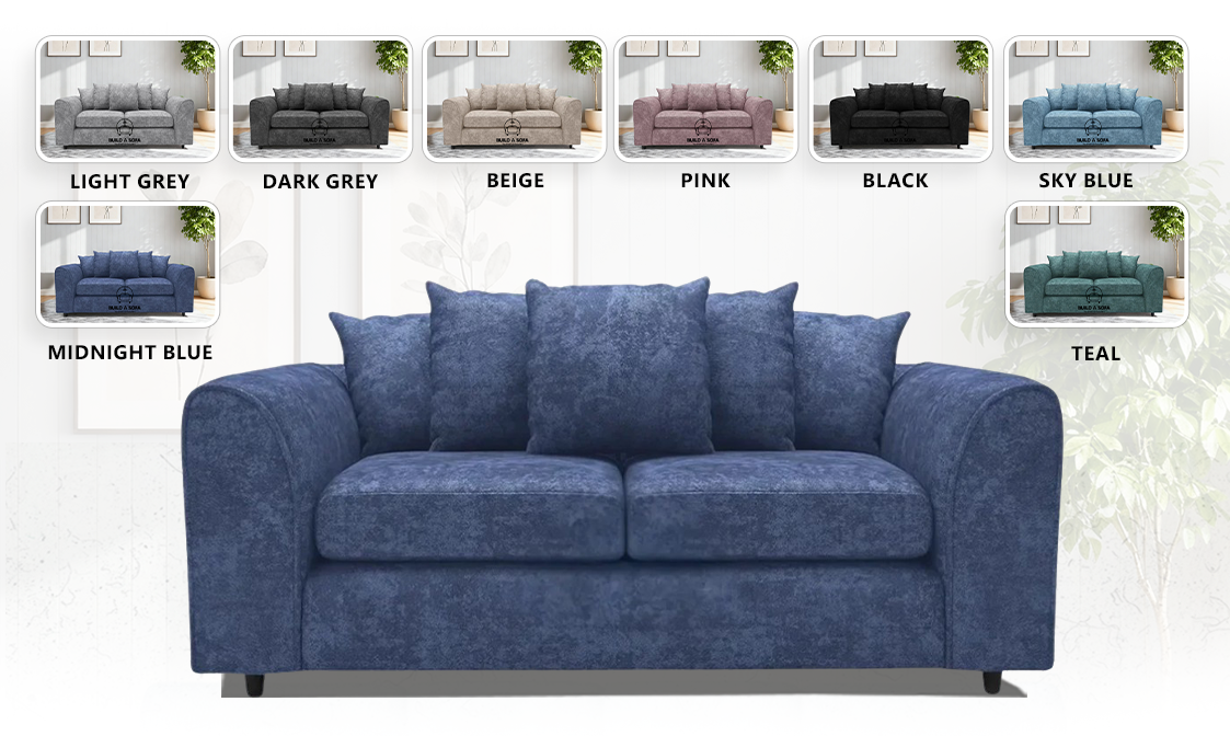 Alaska Fabric Scatter Back Sofa Set extra image 3