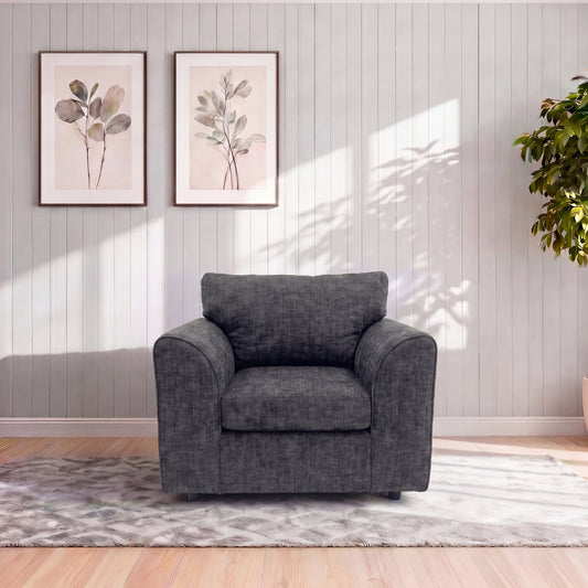 Alaska Fabric Full Back Sofa Set