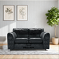 Crushed Velvet Full Back Sofa Set