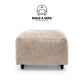 Alaska Fabric Footstool