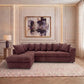 XL Jumbo Cord Fabric L Shape Scatter Back Sofa