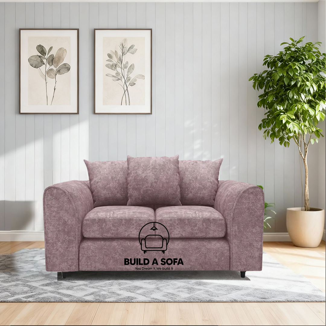 Alaska Fabric Scatter Back Sofa Set