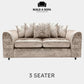 Crushed Velvet Scatter Back Sofa Set