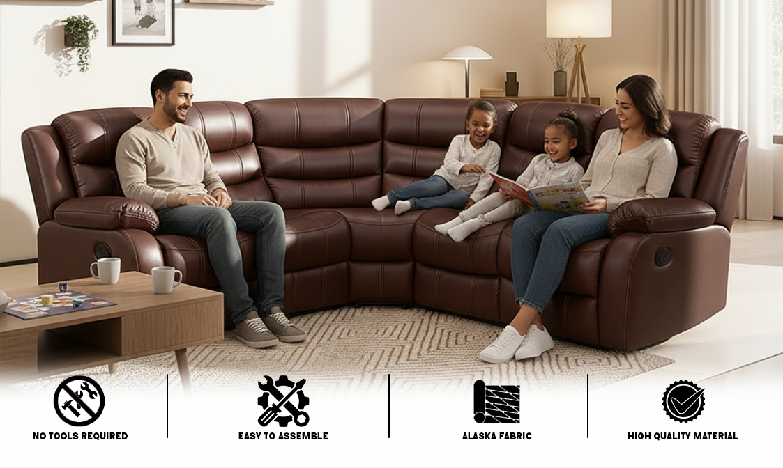 Roma Recliner Corner Sofa extra image 4