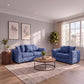 Alaska Fabric Scatter Back Sofa Set
