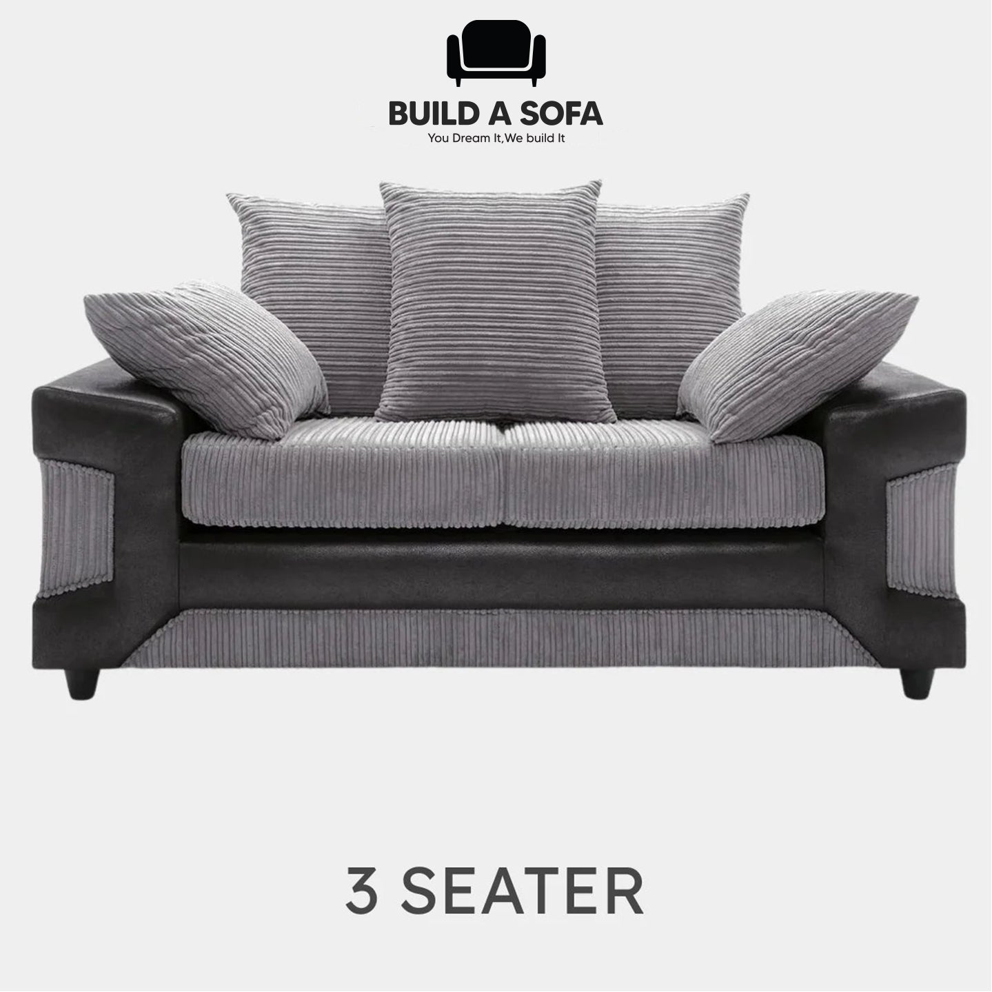 Dino Scatter Back Sofa Set