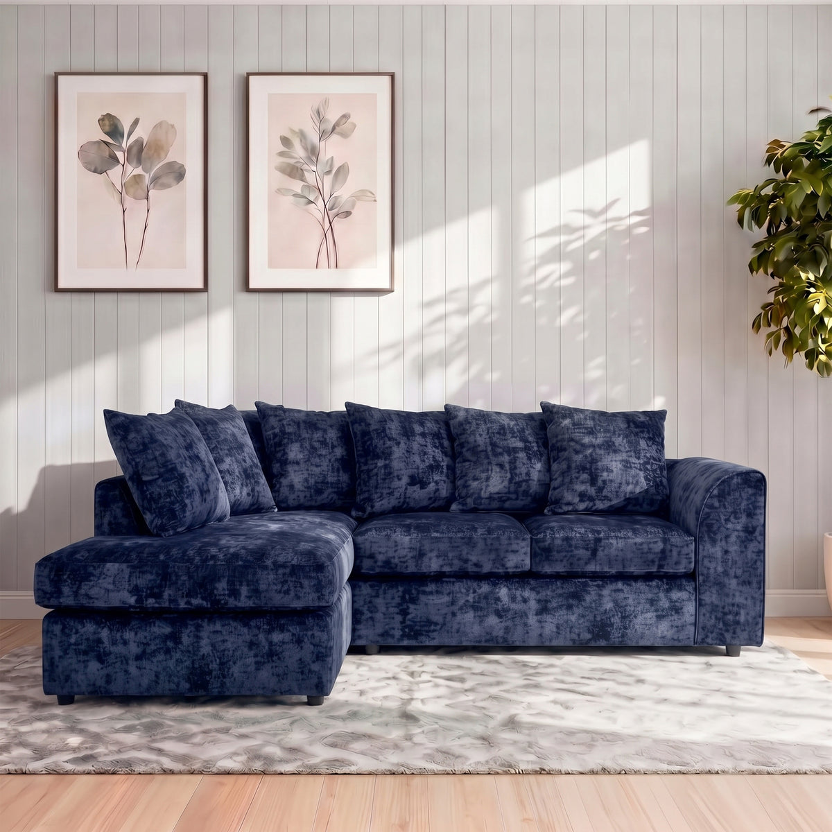 Alaska Scatter Back L Shape Sofa