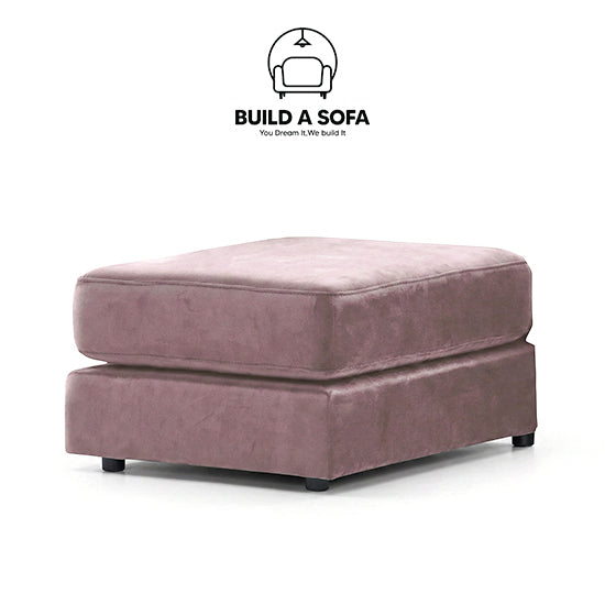 Plush Fabric Footstool