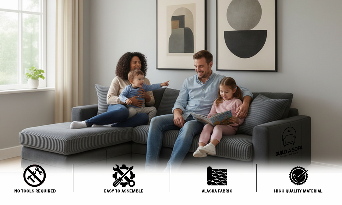 Dino Jumbo Cord L Shape Sofa extra image 4