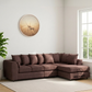 XL Jumbo Cord Fabric L Shape Scatter Back Sofa